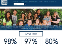 Tablet Screenshot of culver.edu